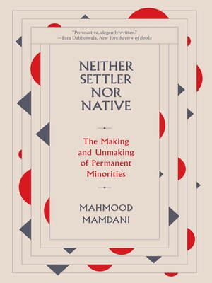 cover image of Neither Settler nor Native
